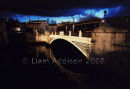 Winter storm over the Liffey, Dublin